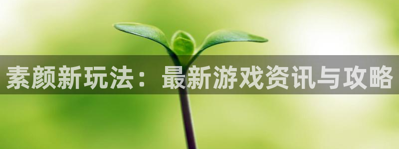 星欧娱乐手机网页版登录：素颜新玩法：最新游戏资讯与攻略