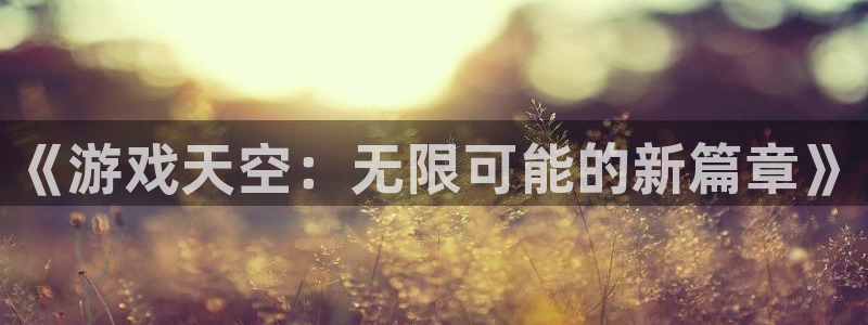 星欧娱乐平台官网注册：《游戏天空：无限可能的新篇章》